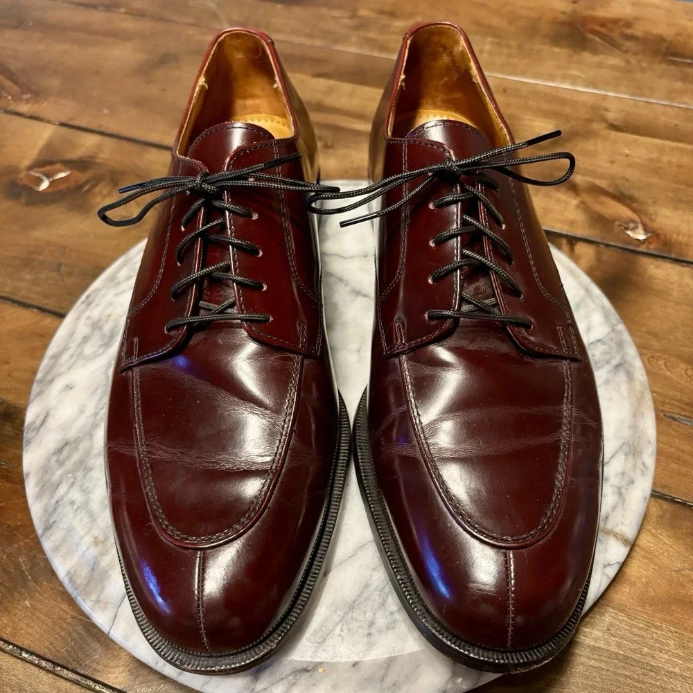 Cole‎ Haan 8941 Cordovan Color Split Toe Oxfords Men Sz 10.5 M